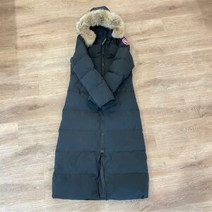 Canada Goose Mystique Down Long Parka Black S/P – Detachable Fur Trim